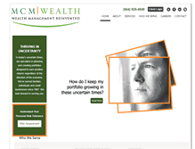 Tablet Screenshot of mcmwealth.com